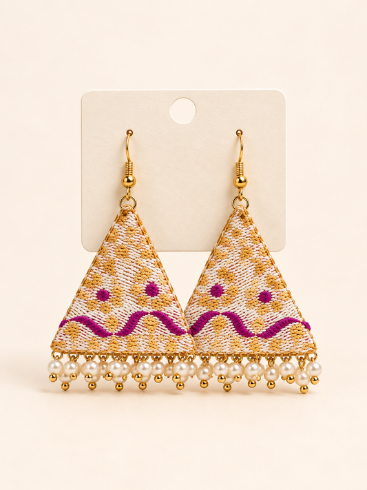 Pearl Triangle Drops