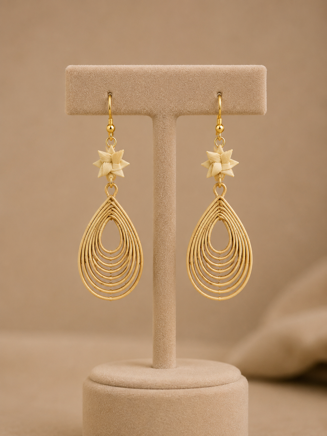 Bamboo Cane Earrings