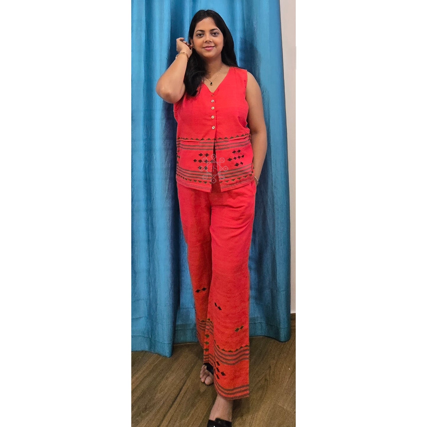 Classic Handloom Cotton Co-ord Set