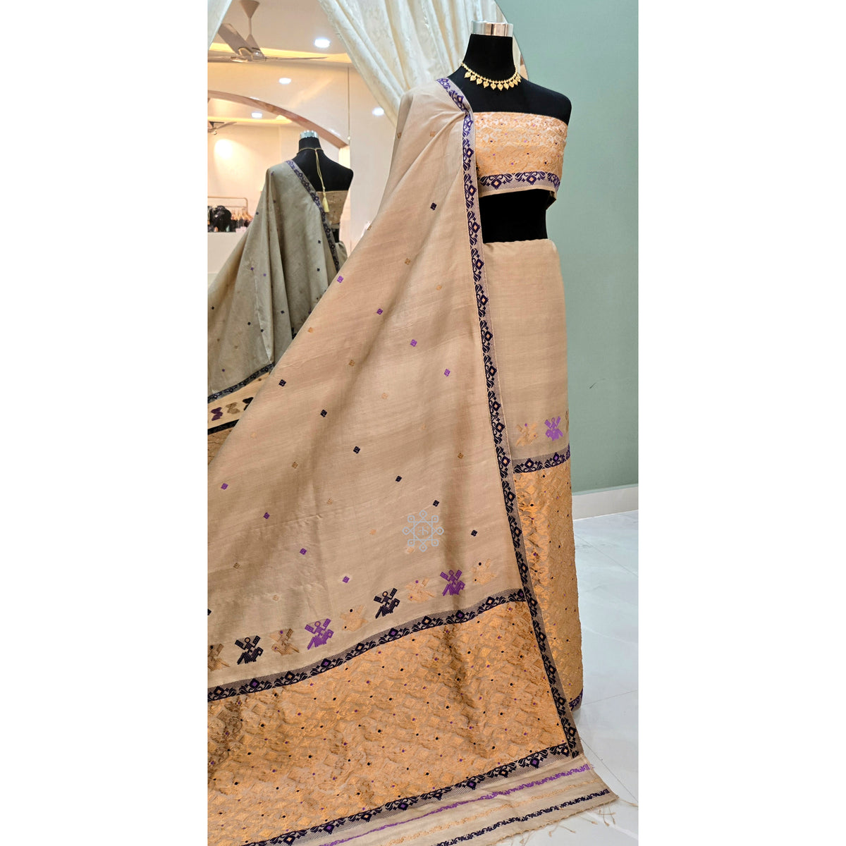 The Royal Tussar Mekhela Chador